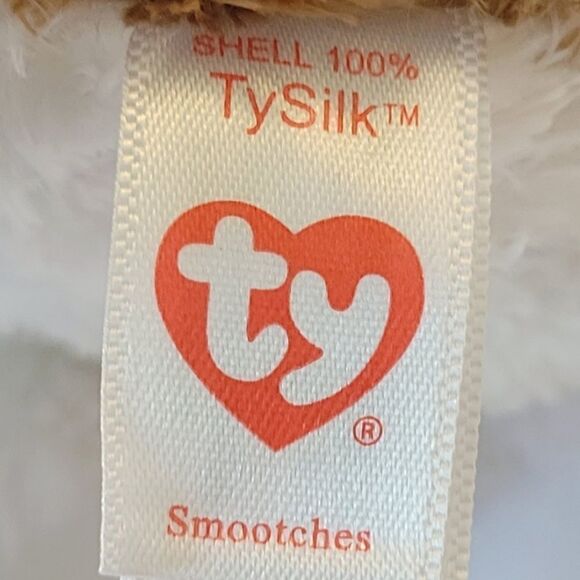 Ty Tysilk Smootches Puppy With Red Sparkle Heart - Picture 5 of 7